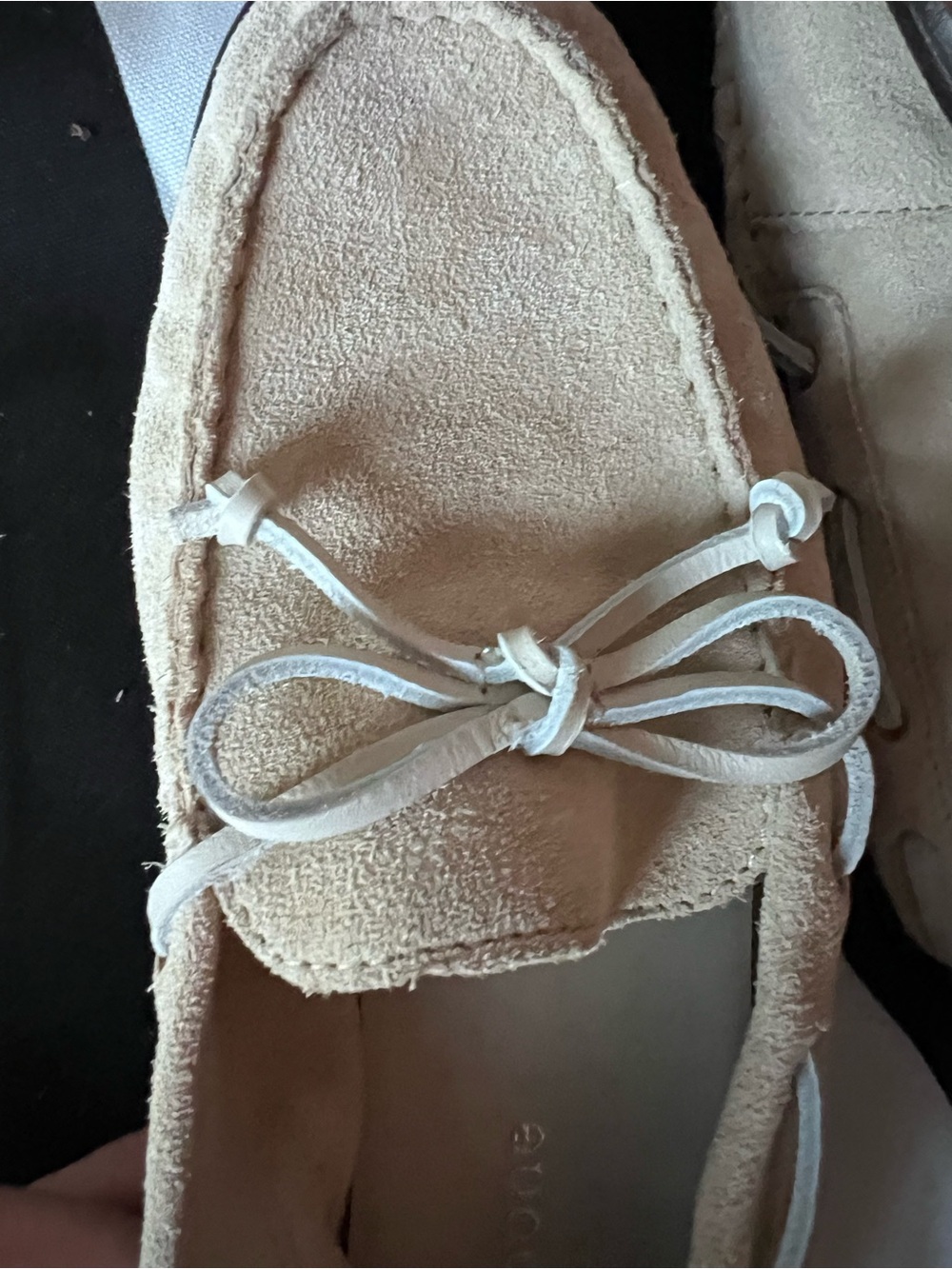 Rag and Bone Classic Beige Suede Moccasin/Deck/Loafer - Women